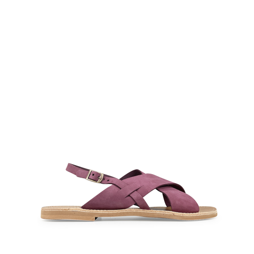 Kinderschoen online Théluto sandalen Bordeaux nubuck sandaal