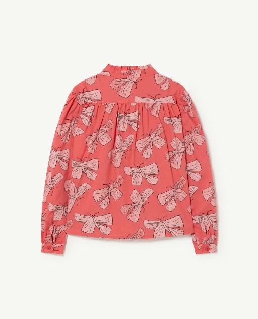 The Animals Observatory blouses Roze blouse met vlinders TAO