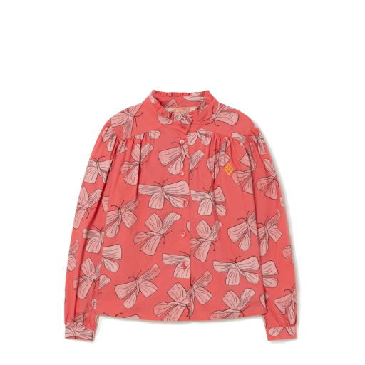 Kinderschoen online The Animals Observatory blouses Roze blouse met vlinders TAO