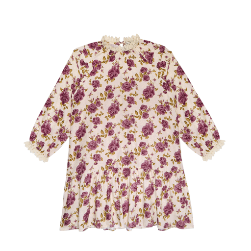 Kids shoe online The new society dresses Light pink dress with flower print The New Society
