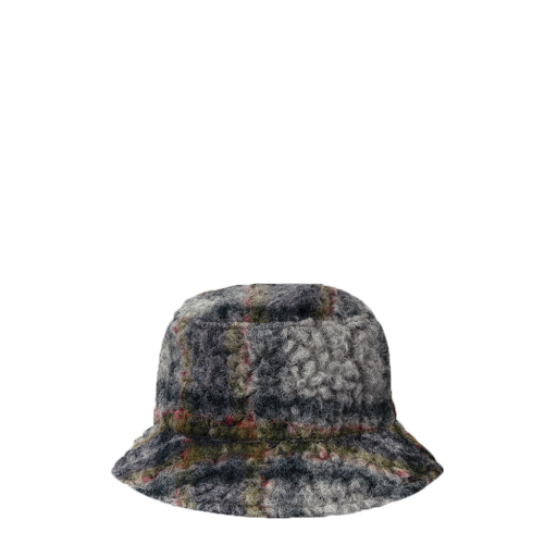 Kids shoe online The new society hats Checkered bucket hat
