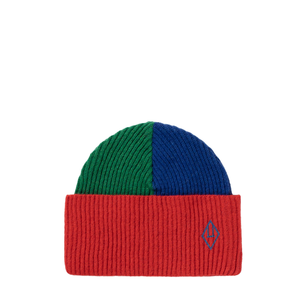 The Animals Observatory - Multicolor beanie green, blue and red TAO