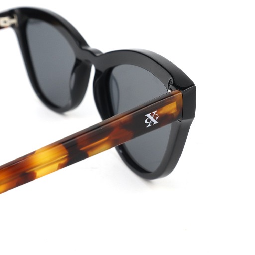Grech & co. Sunglasses Sunglasses Obsidian Black + Brown Tortoise