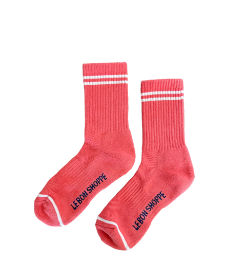 Kinderschoen online Le Bon Shoppe korte kousen Le Bon Shoppe - Boyfriend Socks Koraal