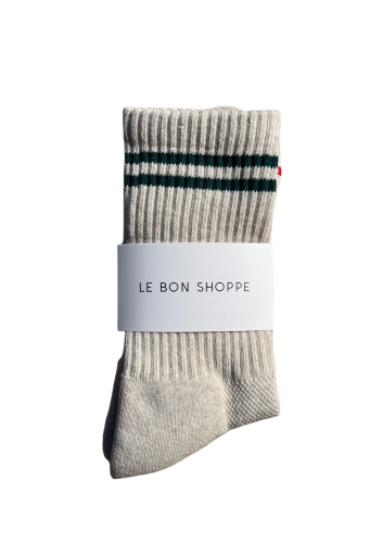 Le Bon Shoppe korte kousen Boyfriend Socks Ecru