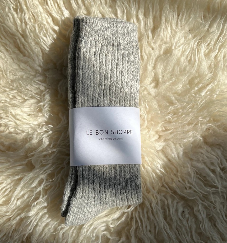 Le Bon Shoppe - Le Bon Shoppe - Cottage Socks Licht Grijs