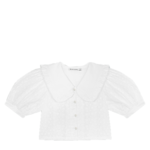 The new society blouses Offwhite romantic blouse The New Society