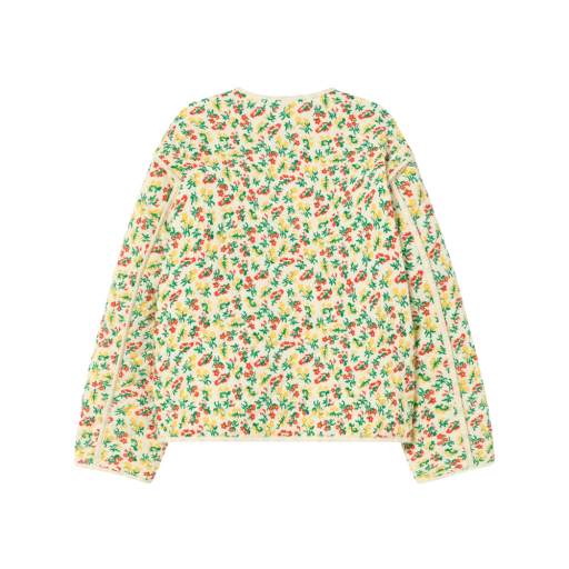 The Animals Observatory jackets White jacket with colourfull flower print