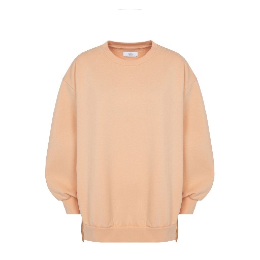 Kinderschoen online Âme sweaters Oversized sweater pastel oranje Âme
