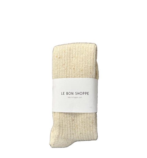 Kinderschoen online Le Bon Shoppe kniekousen Le Bon Shoppe - arctic socks - ecru