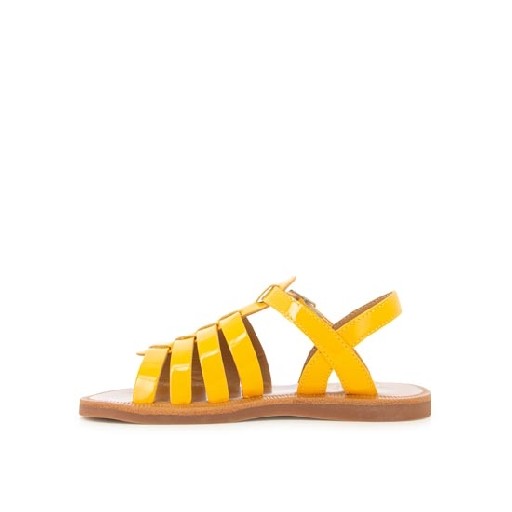 Pom d'api sandalen Romeinse sandaal in kleur Mango