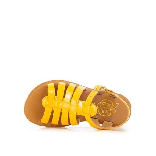 Pom d'api sandals Roman sandal in color Mango