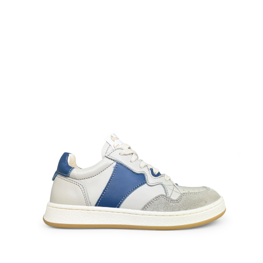 Kids shoe online Ocra trainer Blue grey sneaker