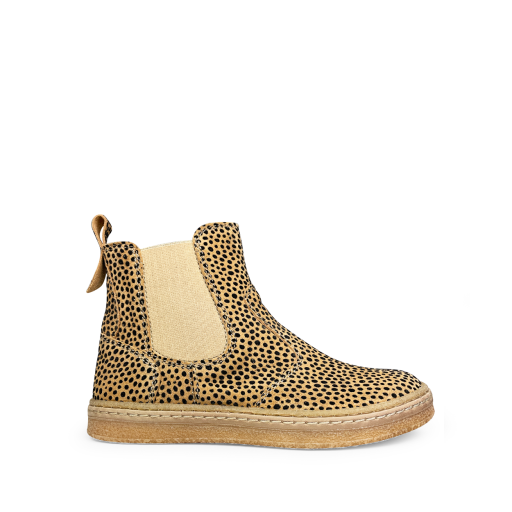 Kinderschoen online Ocra korte laarzen Leopard laarsje