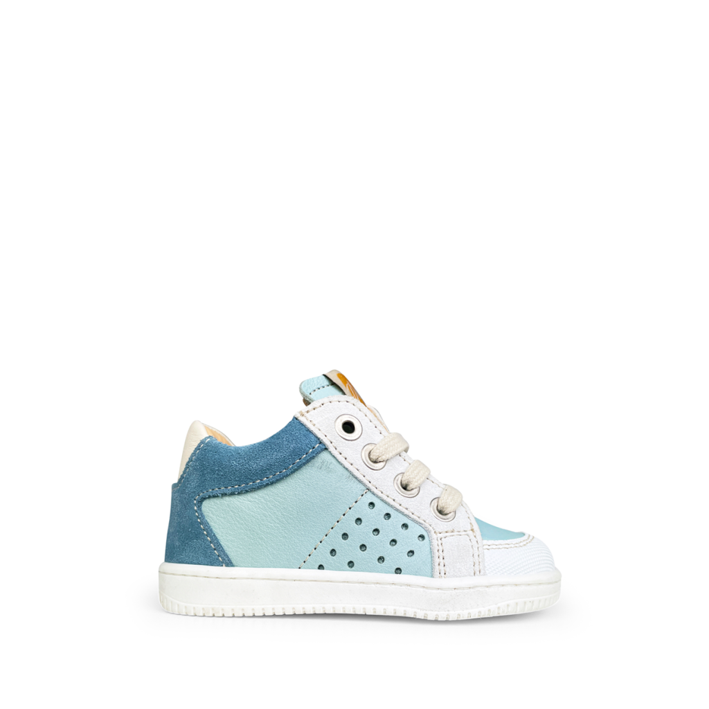 Ocra - White and blue sneaker