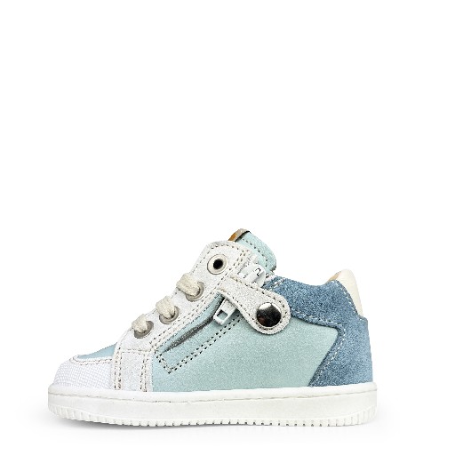Ocra trainer White and blue sneaker