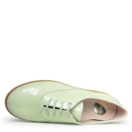Beberlis Derby's Elegant mint green derby shoe
