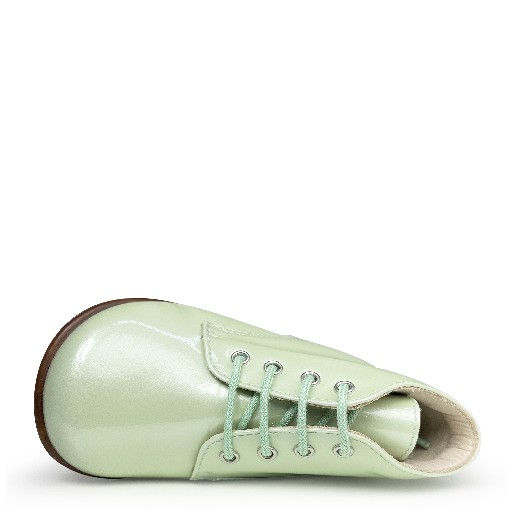 Beberlis first walkers Mint green lace-up shoe