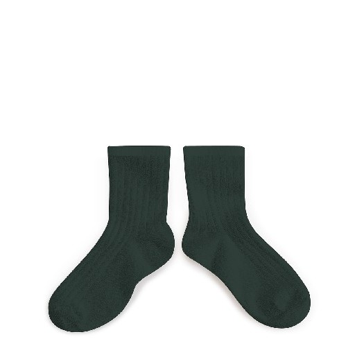 Kids shoe online Collegien short socks Short socks - Vert Forêt