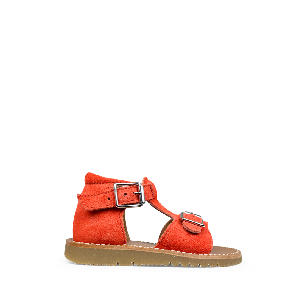 Gallucci - Orange sandal with buckles