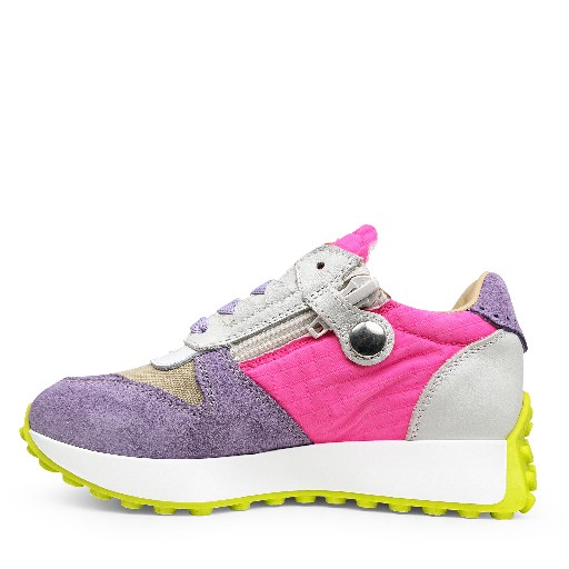Rondinella sneaker Roze en lila sneaker