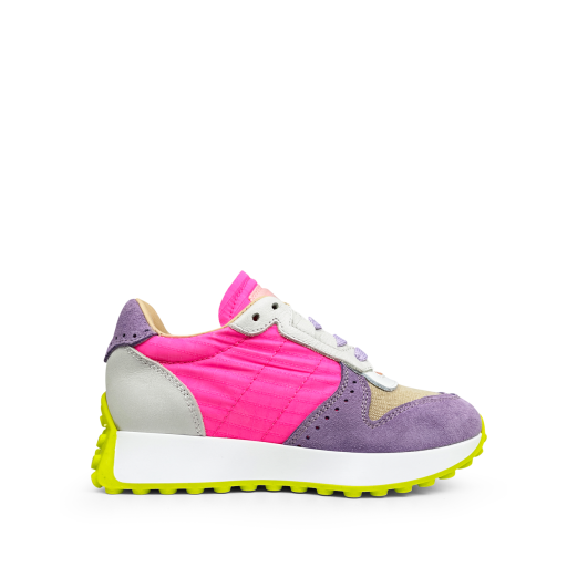 Kids shoe online Rondinella trainer Pink and lilac sneaker