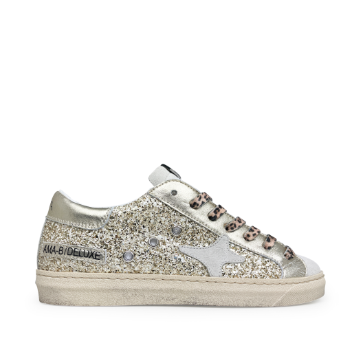 AMA BRAND trainer AMA-B/Deluxe gold-glitter sneakers