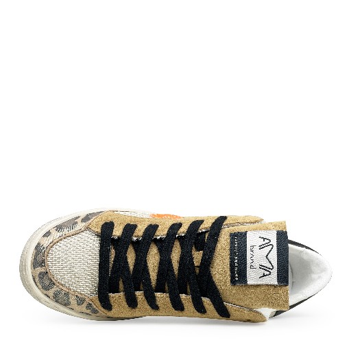 AMA BRAND trainer AMA-B/Deluxe sneaker with leopard print accents