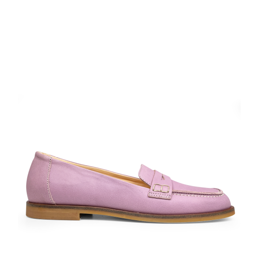 Kinderschoen online Ocra loafers lila loafer