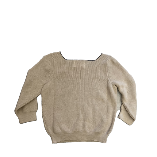 Aymara knitwear Ecru cotton jumper