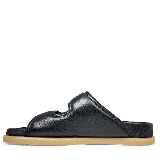 Ocra sandalen Zwarte sandaal met velcro