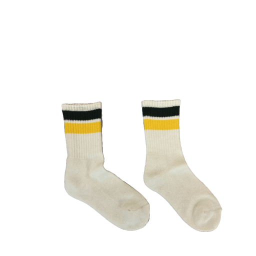 Kids shoe online East end Highlanders short socks Socks with green/yellow stripe East End Highlanders