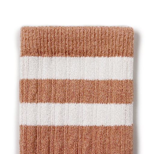 Collegien short socks Socks with stripes - Bois de Rose