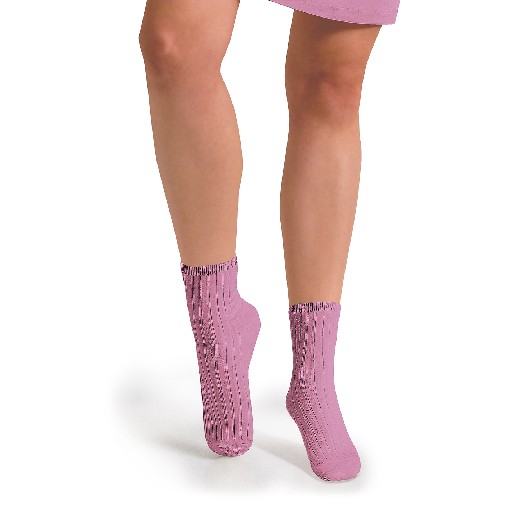Collegien short socks Short rose socks - Rose Bonbon
