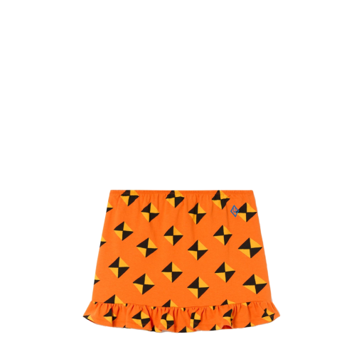 Kids shoe online The Animals Observatory skirts Orange skirt colourful print TAO