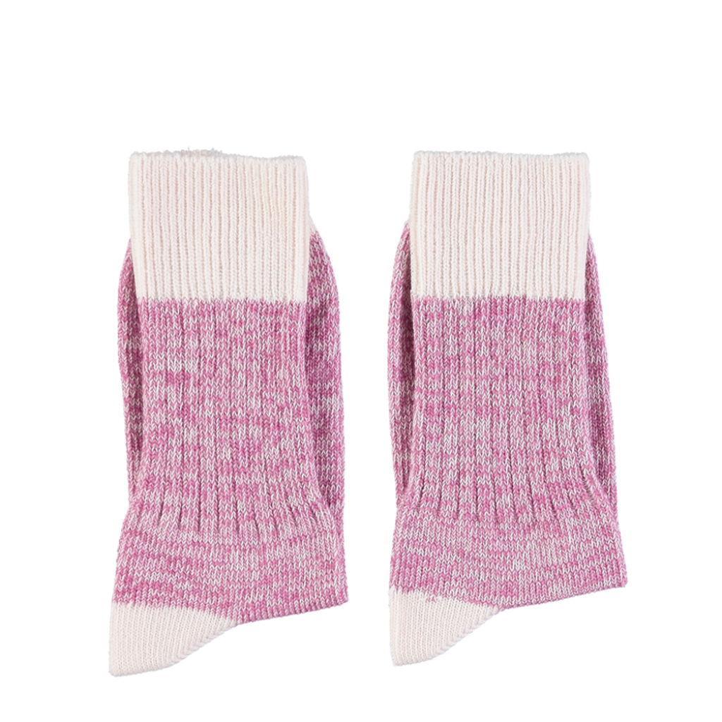 Piupiuchick short socks Short multicolor socks in pink/ecru Piupiuchick