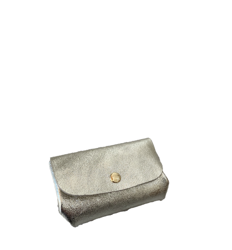Anna Pops wallet Anna Pops - metallic golden wallet with push button