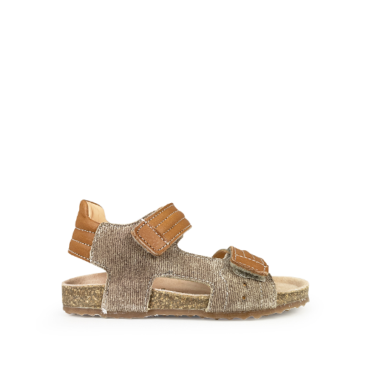 Kinderschoen online Ocra sandalen Vanilla sandaal met velcro