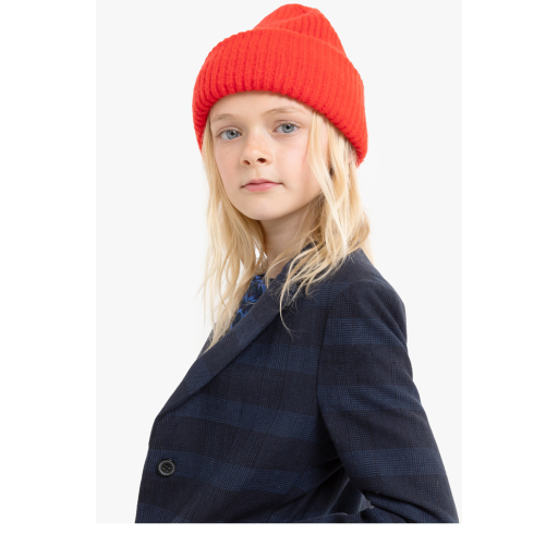 Kids shoe online Simple Kids scarves Red beanie