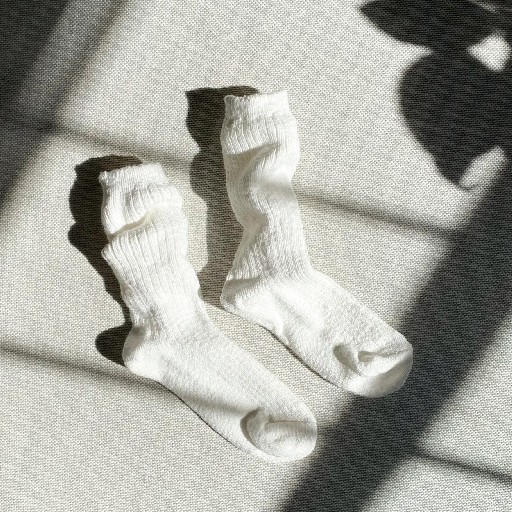 Le Bon Shoppe knee socks Le Bon Shoppe - cottage kous - white