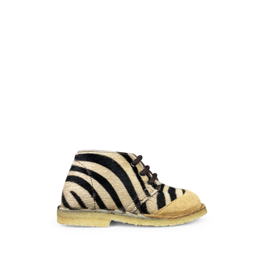 Kids shoe online Gallucci first walkers Little boots in zebraprint