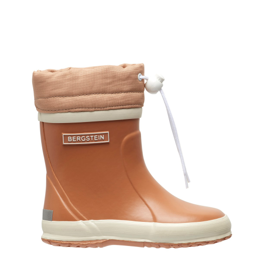 Kids shoe online Bergstein wellington boots Light brown winter wellington boot with wool