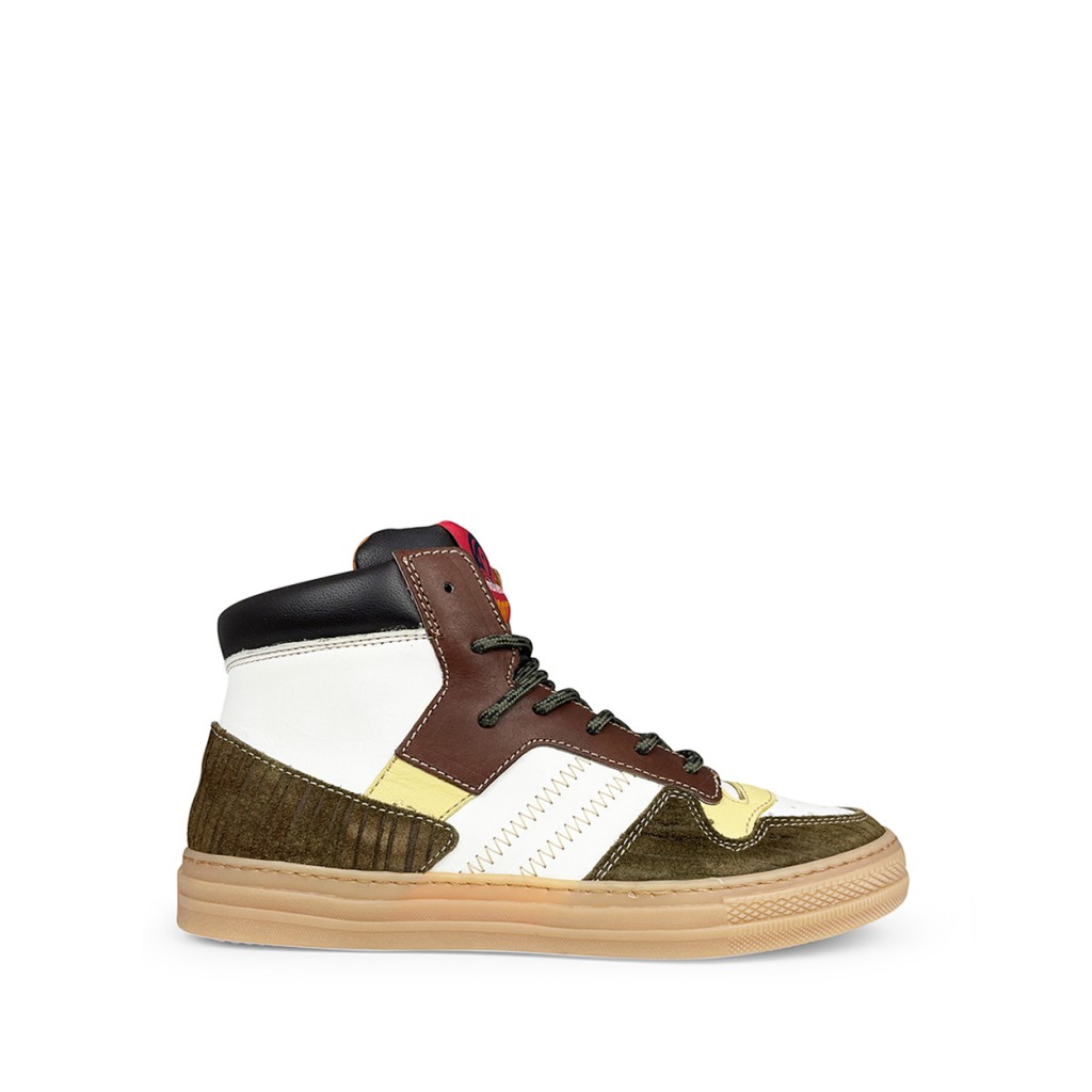 Rondinella - Brown and white sneaker