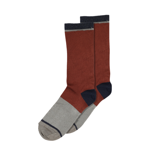 Kinderschoen online mp Denmark korte kousen Sokken met strepen, vlakken en glitter multi colour