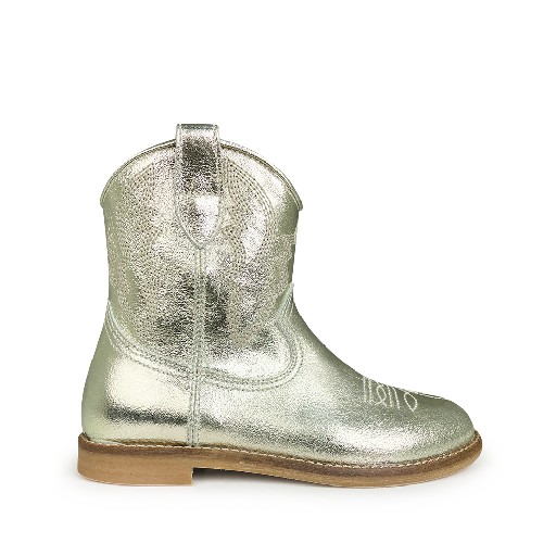 Kids shoe online Ocra short boots Platinum westernboot