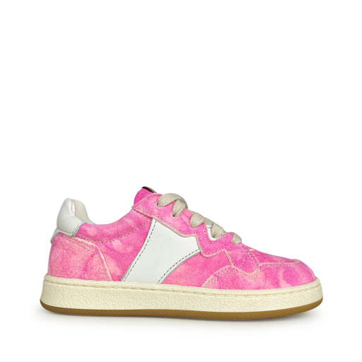 Kids shoe online Ocra trainer Pink sneakers with white accent
