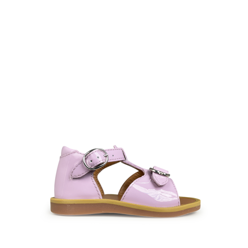 Kids shoe online Pom d'api first walkers Sandal lilac lacquer