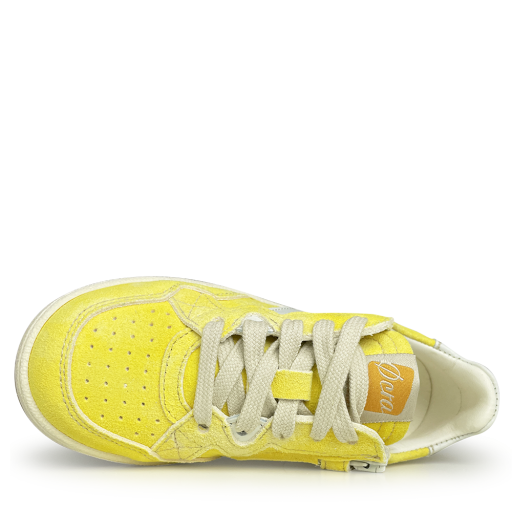 Ocra trainer Yellow sneakers with white accent