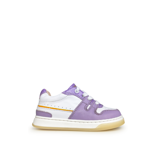 Kinderschoen online Romagnoli  sneaker Wit paarse sneaker