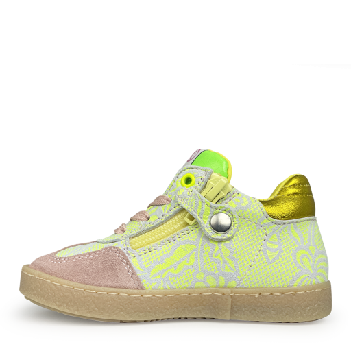 Rondinella trainer Sneakers yellow and gold